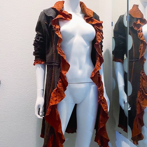 Anthropologie Sparrow Wool & Silk Cardigan Jacket - Picture 2 of 12